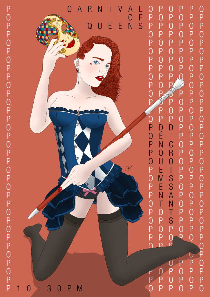 Poppo illustrated poster.